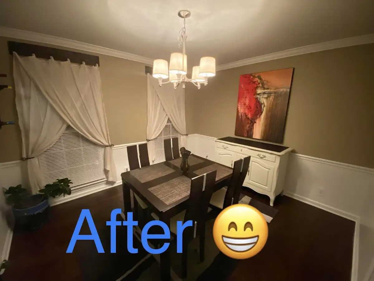 Professional dining room restoration after water damage in North Brunswick