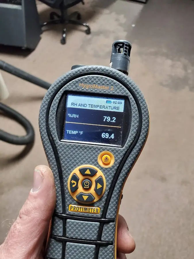 Moisture meter humidity assessment for Mold Remediation & Removal in North Brunswick